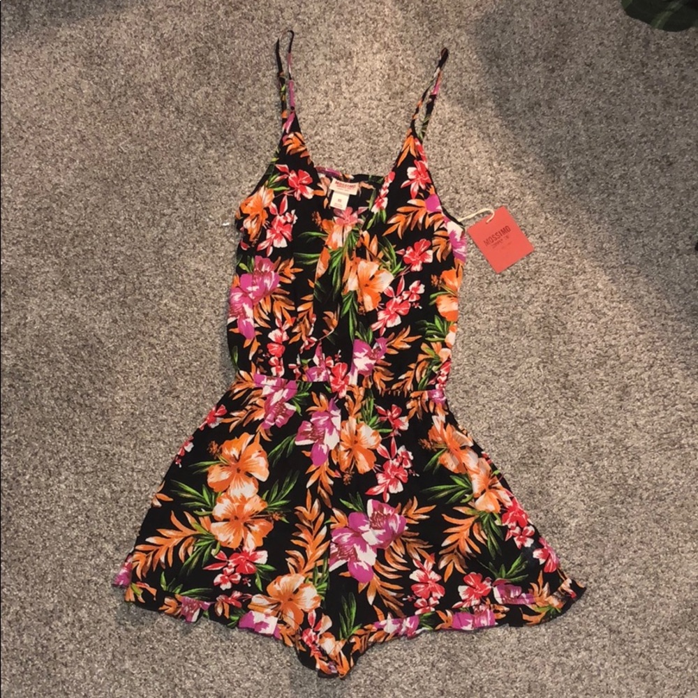 Tropical Floral Romper